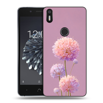 Силиконовый чехол на BQ Aquaris X5 Plus с принтом Цветы
