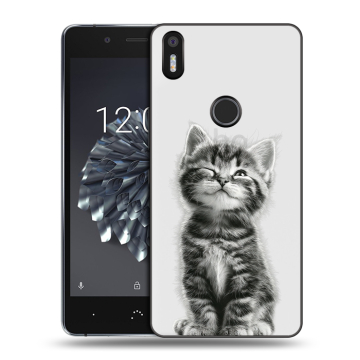 Силиконовый чехол на BQ Aquaris X5 Plus с принтом Котенок Силиконовый чехол на BQ Aquaris X5 Plus с принтом Котенок