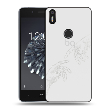 Силиконовый чехол на BQ Aquaris X5 Plus с принтом Сотворение мира