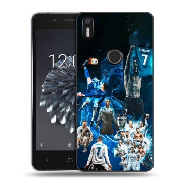 Силиконовый чехол на BQ Aquaris X5 Plus с принтом Реал Роналдо