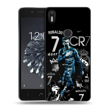 Силиконовый чехол на BQ Aquaris X5 Plus с принтом Реал Роналдо