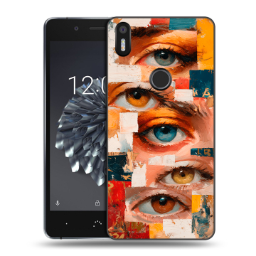 Силиконовый чехол на BQ Aquaris X5 Plus с принтом Модный принт