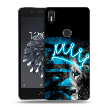 Силиконовый чехол на BQ Aquaris X5 Plus с принтом Король лев