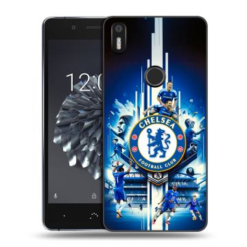 Силиконовый чехол на BQ Aquaris X5 Plus с принтом Chelsea Челси