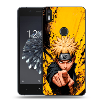 Силиконовый чехол на BQ Aquaris X5 Plus с принтом Naruto Наруто