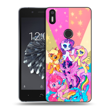 Силиконовый чехол на BQ Aquaris X5 Plus с принтом My little pony Дружба чудо