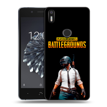 Силиконовый чехол на BQ Aquaris X5 Plus с принтом PUGB ПАГБ