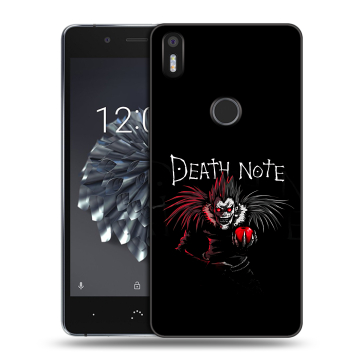 Силиконовый чехол на BQ Aquaris X5 Plus с принтом Death note Тетрадь смерти