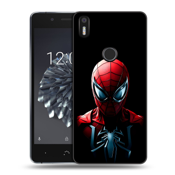 Силиконовый чехол на BQ Aquaris X5 Plus с принтом Spiderman Человек паук