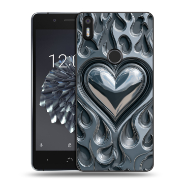 Силиконовый чехол на BQ Aquaris X5 Plus с принтом Y2K