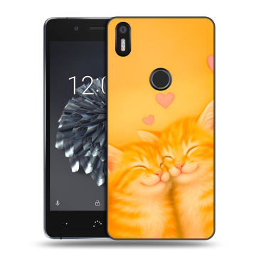Силиконовый чехол на BQ Aquaris X5 Plus с принтом Милые котята Силиконовый чехол на BQ Aquaris X5 Plus с принтом Милые котята