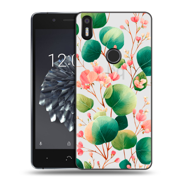 Силиконовый чехол на BQ Aquaris X5 Plus с принтом женский