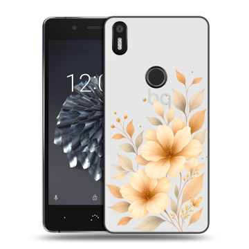 Силиконовый чехол на BQ Aquaris X5 Plus с принтом для девушки