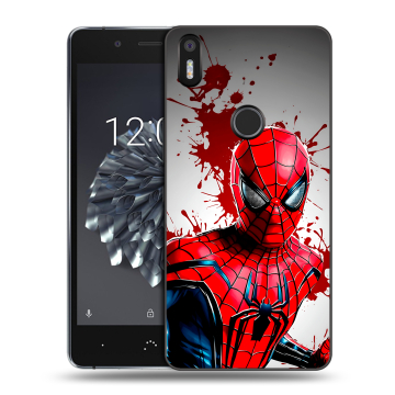 Силиконовый чехол на BQ Aquaris X5 Plus с принтом Spiderman Человек паук Силиконовый чехол на BQ Aquaris X5 Plus с принтом Spiderman Человек паук