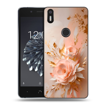 Силиконовый чехол на BQ Aquaris X5 Plus с принтом женский