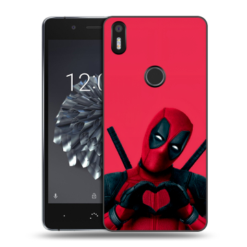 Силиконовый чехол на BQ Aquaris X5 Plus с принтом Дедпул Deadpool