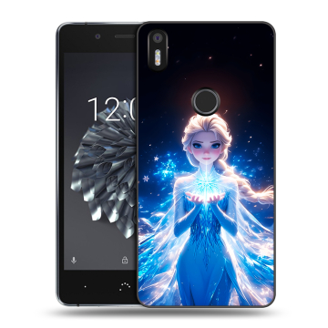Силиконовый чехол на BQ Aquaris X5 Plus с принтом Холодное сердце Frozen