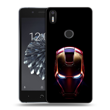 Силиконовый чехол на BQ Aquaris X5 Plus с принтом IronMan Железный человек