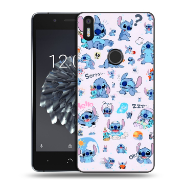 Силиконовый чехол на BQ Aquaris X5 Plus с принтом Лило и Стич