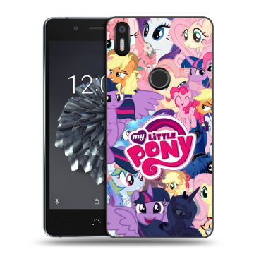 Силиконовый чехол на BQ Aquaris X5 Plus с принтом My little pony Дружба чудо