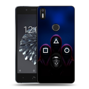Силиконовый чехол на BQ Aquaris X5 Plus с принтом Игра Кальмара