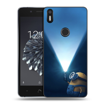 Силиконовый чехол на BQ Aquaris X5 Plus с принтом Миньоны