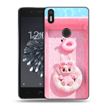 Силиконовый чехол на BQ Aquaris X5 Plus с принтом Labubu Лабубу
