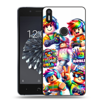 Силиконовый чехол на BQ Aquaris X5 Plus с принтом Roblox Роблокс Силиконовый чехол на BQ Aquaris X5 Plus с принтом Roblox Роблокс