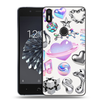 Силиконовый чехол на BQ Aquaris X5 Plus с принтом Y2K Силиконовый чехол на BQ Aquaris X5 Plus с принтом Y2K