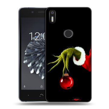Силиконовый чехол на BQ Aquaris X5 Plus с принтом Новый год Гринч