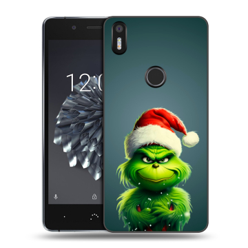 Силиконовый чехол на BQ Aquaris X5 Plus с принтом Новый год