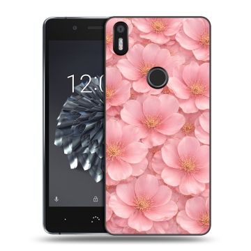 Силиконовый чехол на BQ Aquaris X5 Plus с принтом женский