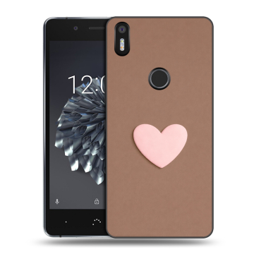 Силиконовый чехол на BQ Aquaris X5 Plus с принтом женский