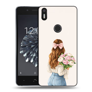 Силиконовый чехол на BQ Aquaris X5 Plus с принтом женский Силиконовый чехол на BQ Aquaris X5 Plus с принтом женский