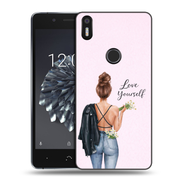 Силиконовый чехол на BQ Aquaris X5 Plus с принтом женский Силиконовый чехол на BQ Aquaris X5 Plus с принтом женский
