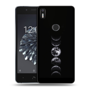 Силиконовый чехол на BQ Aquaris X5 Plus с принтом женский
