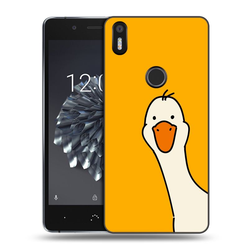Силиконовый чехол на BQ Aquaris X5 Plus с принтом Утка Силиконовый чехол на BQ Aquaris X5 Plus с принтом Утка