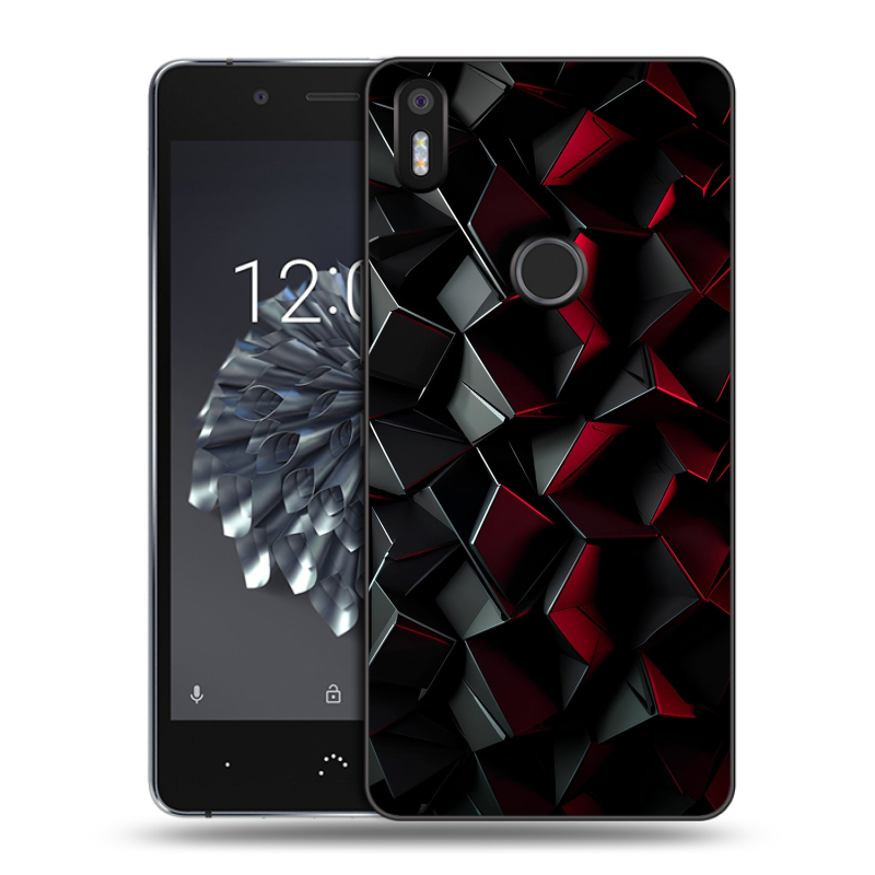 Силиконовый чехол на BQ Aquaris X5 Plus с принтом Абстракция Силиконовый чехол на BQ Aquaris X5 Plus с принтом Абстракция