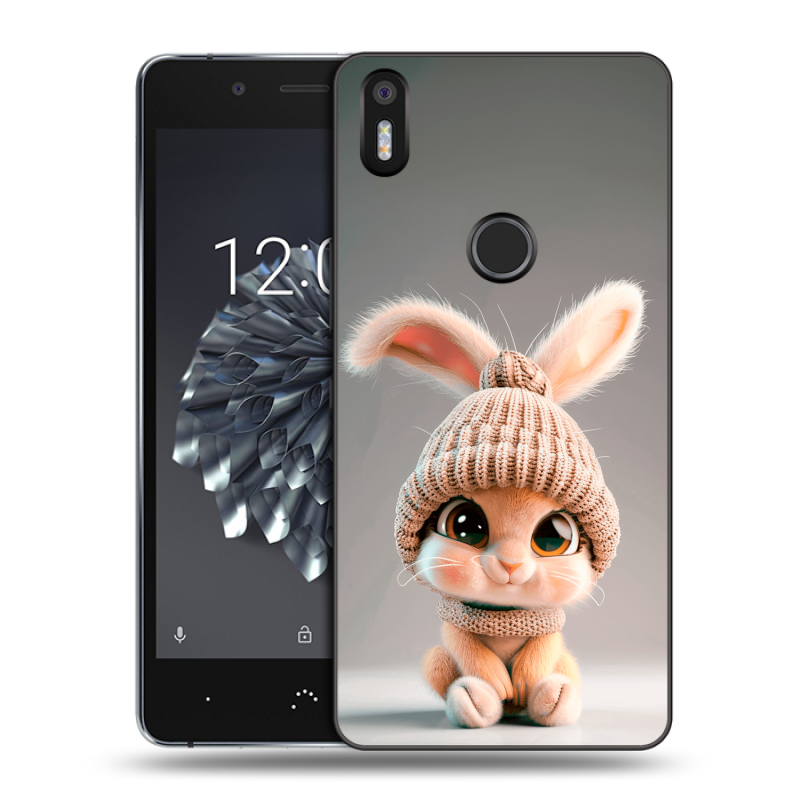 Силиконовый чехол на BQ Aquaris X5 Plus с принтом Кролик Силиконовый чехол на BQ Aquaris X5 Plus с принтом Кролик