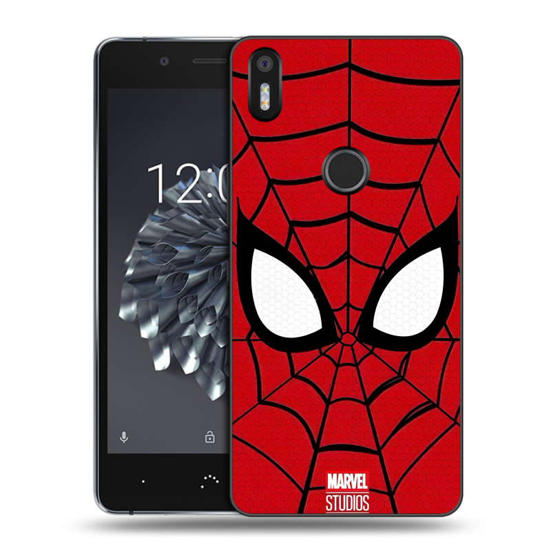 Силиконовый чехол на BQ Aquaris X5 Plus с принтом человек паук spiderman Силиконовый чехол на BQ Aquaris X5 Plus с принтом человек паук spiderman