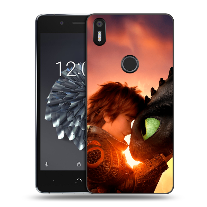 Силиконовый чехол на BQ Aquaris X5 Plus с принтом Как приручить дракона Силиконовый чехол на BQ Aquaris X5 Plus с принтом Как приручить дракона