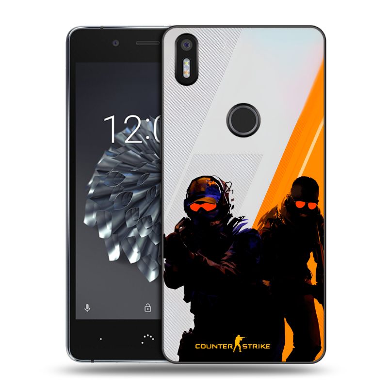 Силиконовый чехол на BQ Aquaris X5 Plus с принтом Контер страйк Counter strike Силиконовый чехол на BQ Aquaris X5 Plus с принтом Контер страйк Counter strike