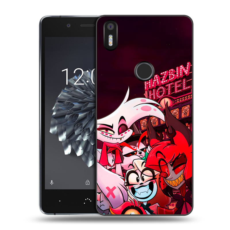 Силиконовый чехол на BQ Aquaris X5 Plus с принтом Hazbin Hotel Отель Хазбин Силиконовый чехол на BQ Aquaris X5 Plus с принтом Hazbin Hotel Отель Хазбин