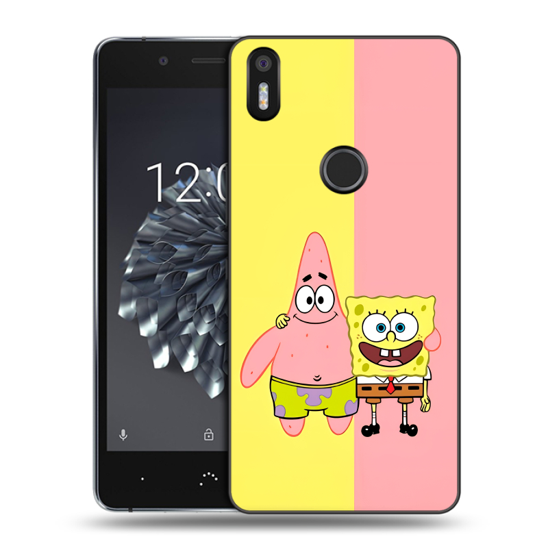 Силиконовый чехол на BQ Aquaris X5 Plus с принтом Спанч боб Спанчбоб Силиконовый чехол на BQ Aquaris X5 Plus с принтом Спанч боб Спанчбоб