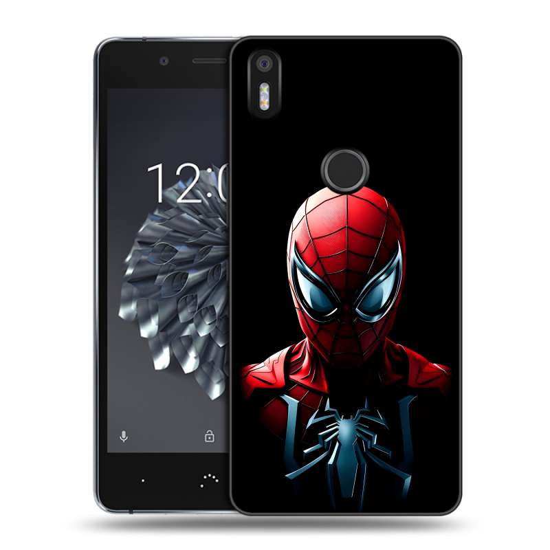 Силиконовый чехол на BQ Aquaris X5 Plus с принтом Spiderman Человек паук Силиконовый чехол на BQ Aquaris X5 Plus с принтом Spiderman Человек паук