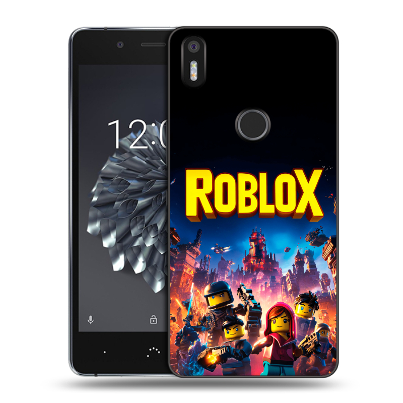 Силиконовый чехол на BQ Aquaris X5 Plus с принтом Roblox Роблокс Силиконовый чехол на BQ Aquaris X5 Plus с принтом Roblox Роблокс