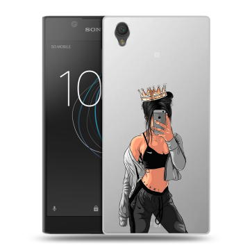 Пластиковый чехол на Sony Xperia L1 с принтом Женские принты