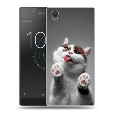 Пластиковый чехол на Sony Xperia L1 с принтом Коты Пластиковый чехол на Sony Xperia L1 с принтом Коты