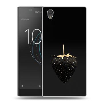 Пластиковый чехол на Sony Xperia L1 с принтом Черная клубника Пластиковый чехол на Sony Xperia L1 с принтом Черная клубника