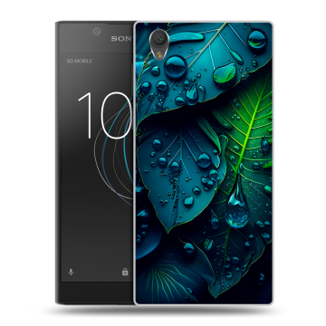 Пластиковый чехол на Sony Xperia L1 с принтом Листья Пластиковый чехол на Sony Xperia L1 с принтом Листья